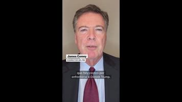 El Departamento de Justicia de Trump imputa al exdirector del FBI James Comey