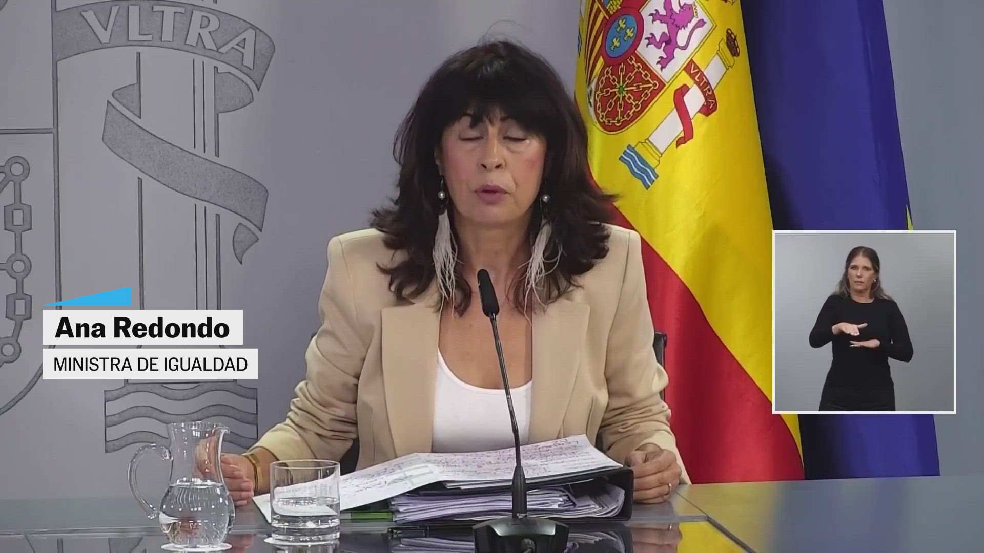 La ministra de Igualdad explica los objetivos del anteproyecto de ley contra la violencia vicaria