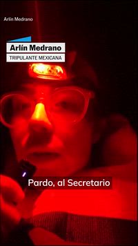 Mensaje de tripulante mexicana en la flotilla a Gaza