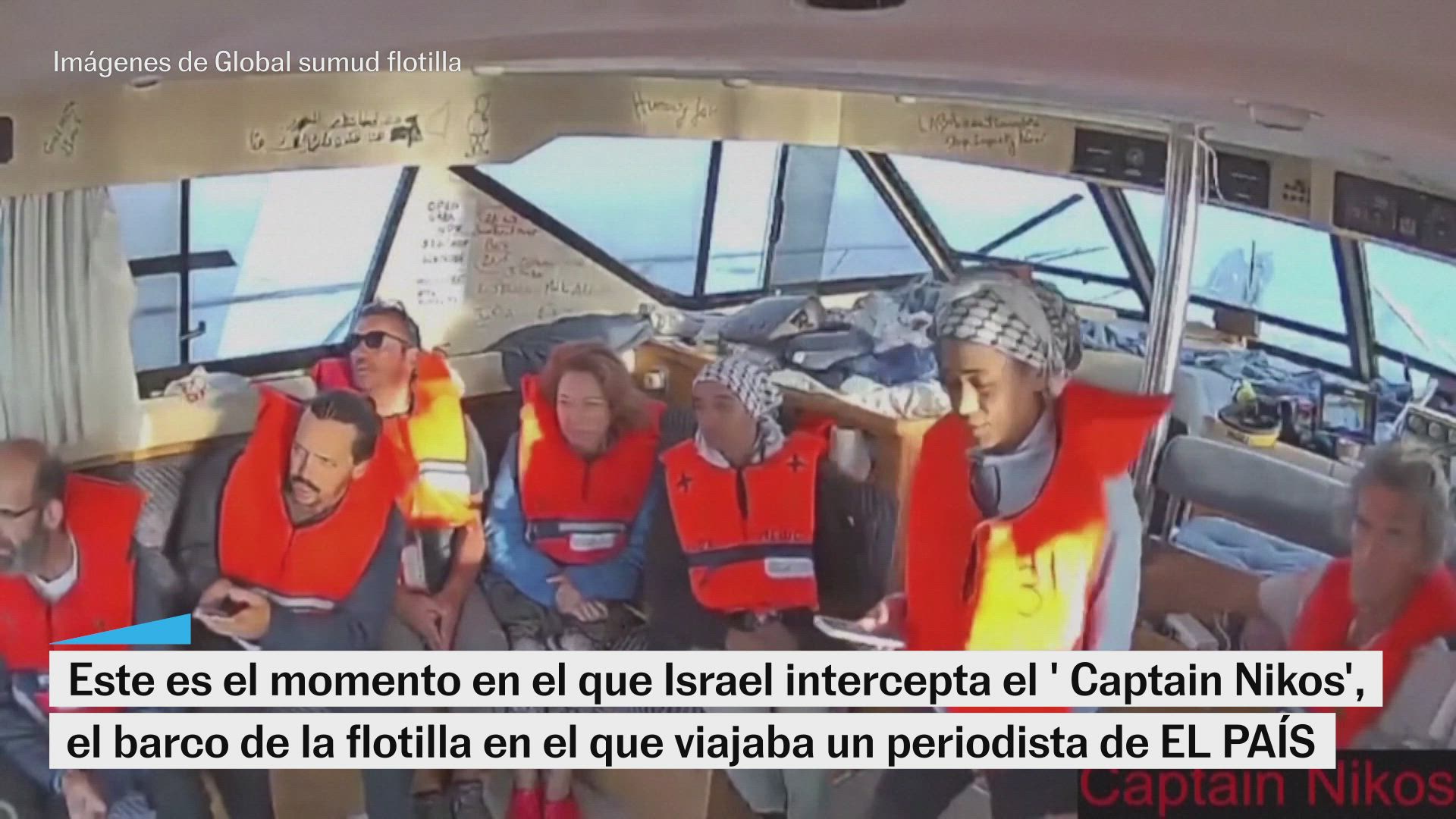 Israel intercepta el barco en el que viajaba EL PAÍS