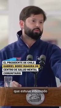 Gabriel Boric habla sobre su experiencia con la salud mental