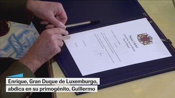 Las imágenes de la abdicación del Gran Duque de Luxemburgo en su primogénito