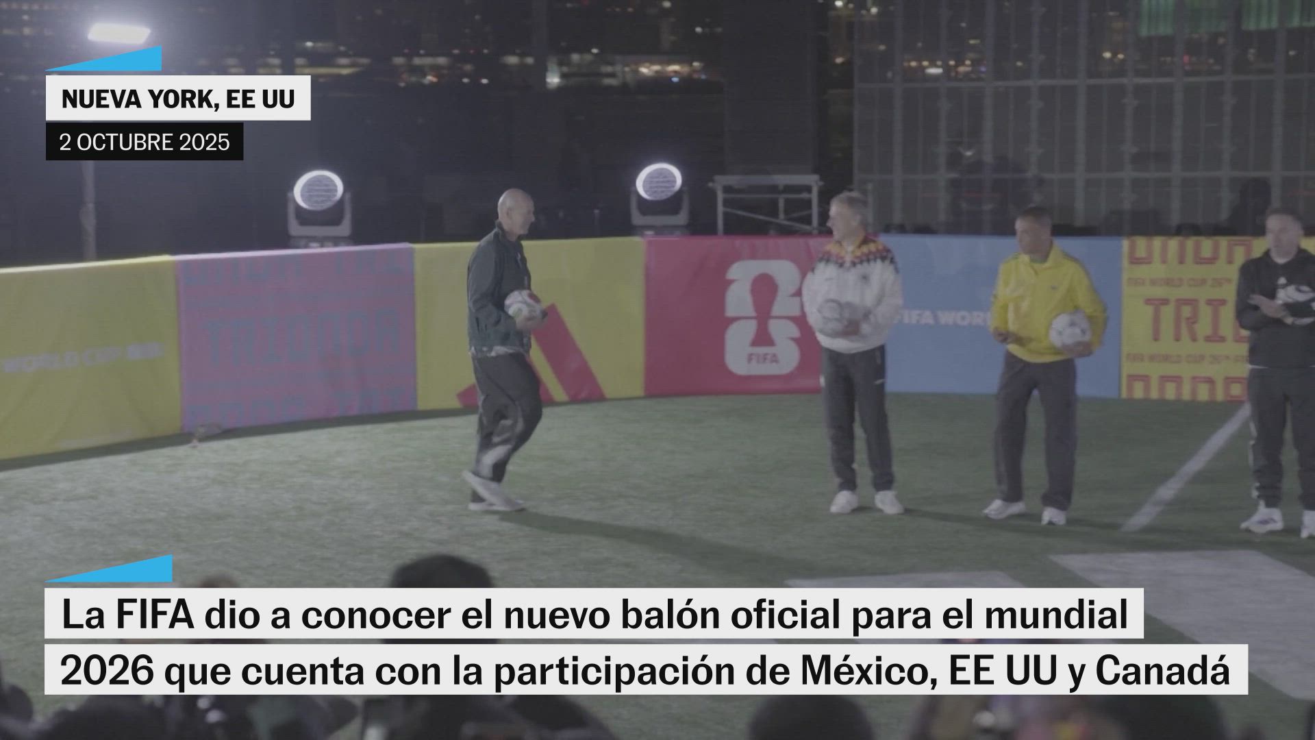 FIFA presenta balón del Mundial 2026