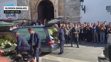 Las imágenes del funeral de Guillermo Fernández Vara