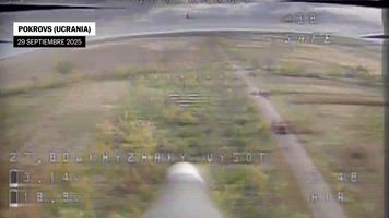 Dron ucraniano derriba helicóptero ruso