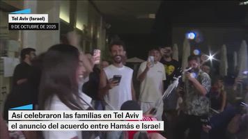 Así celebraron el acuerdo en Israel y en Gaza