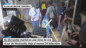 Al menos 14 muertos tras el derrumbe de una mina en el sur de Venezuela
