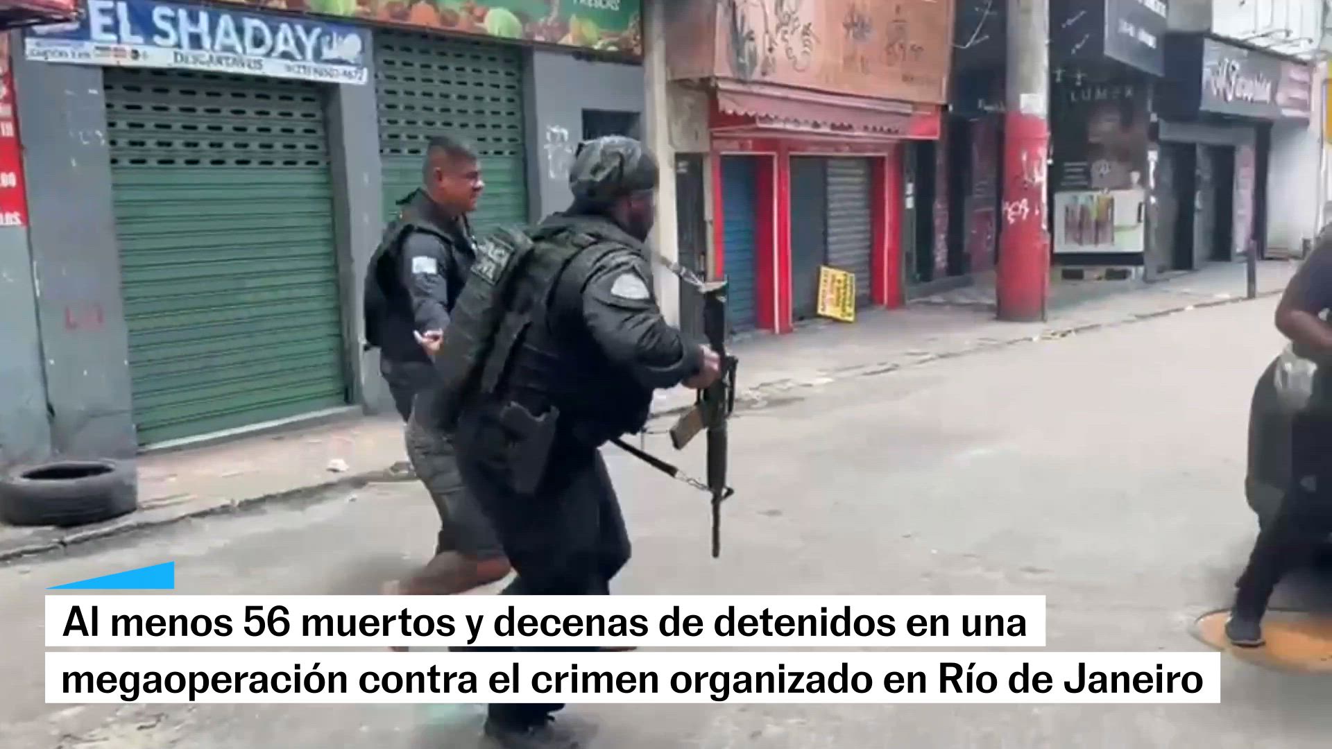 Megaoperativo en Rio de Janeiro