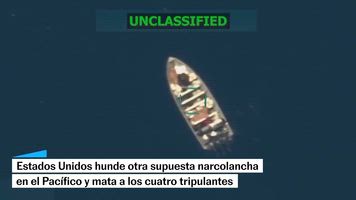 ESTADOS UNIDOS  hunde otra supuesta narcolancha en el Pacífico | EL PAÍS