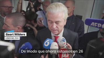 Geert Wilders celebra el empate entre la extrema derecha y los centristas en las elecciones holandesas
