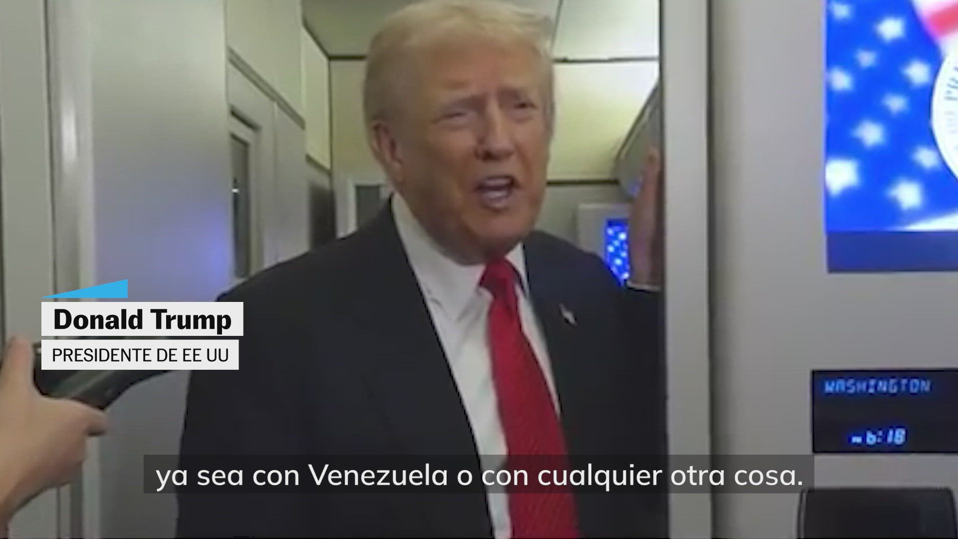 Trump dice no tener planes de atacar Venezuela