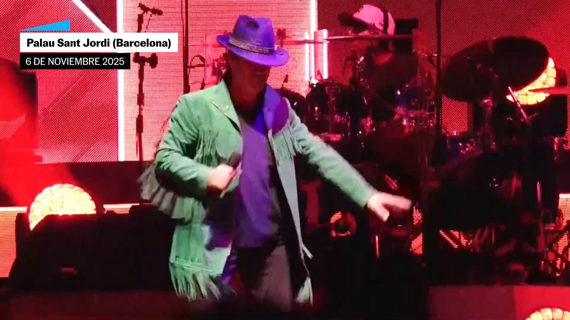 Jamiroquai arranca en el Palau Sant Jordi de Barcelona su gira europea