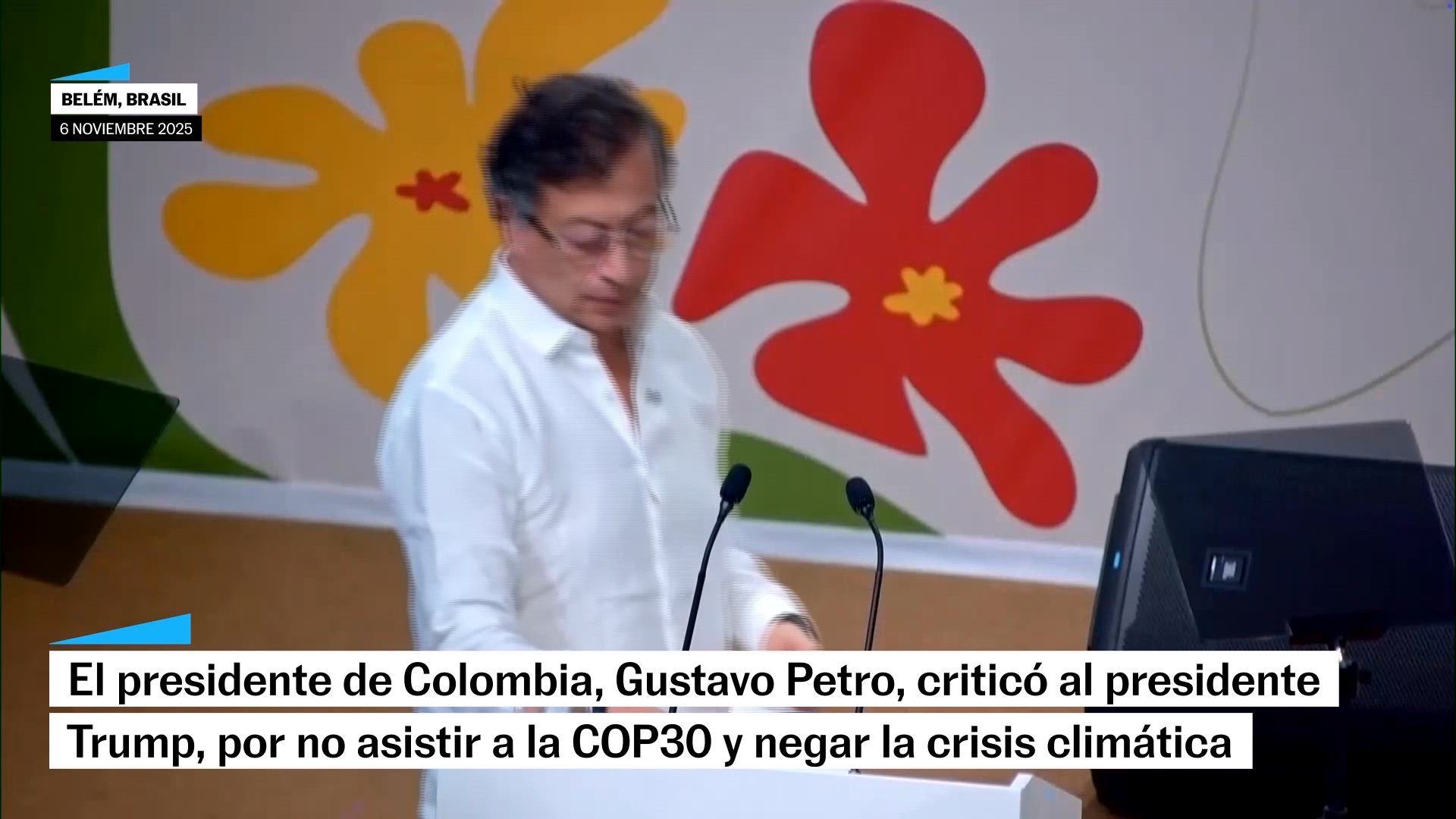 Critícan a Trump por no ir a la COP30