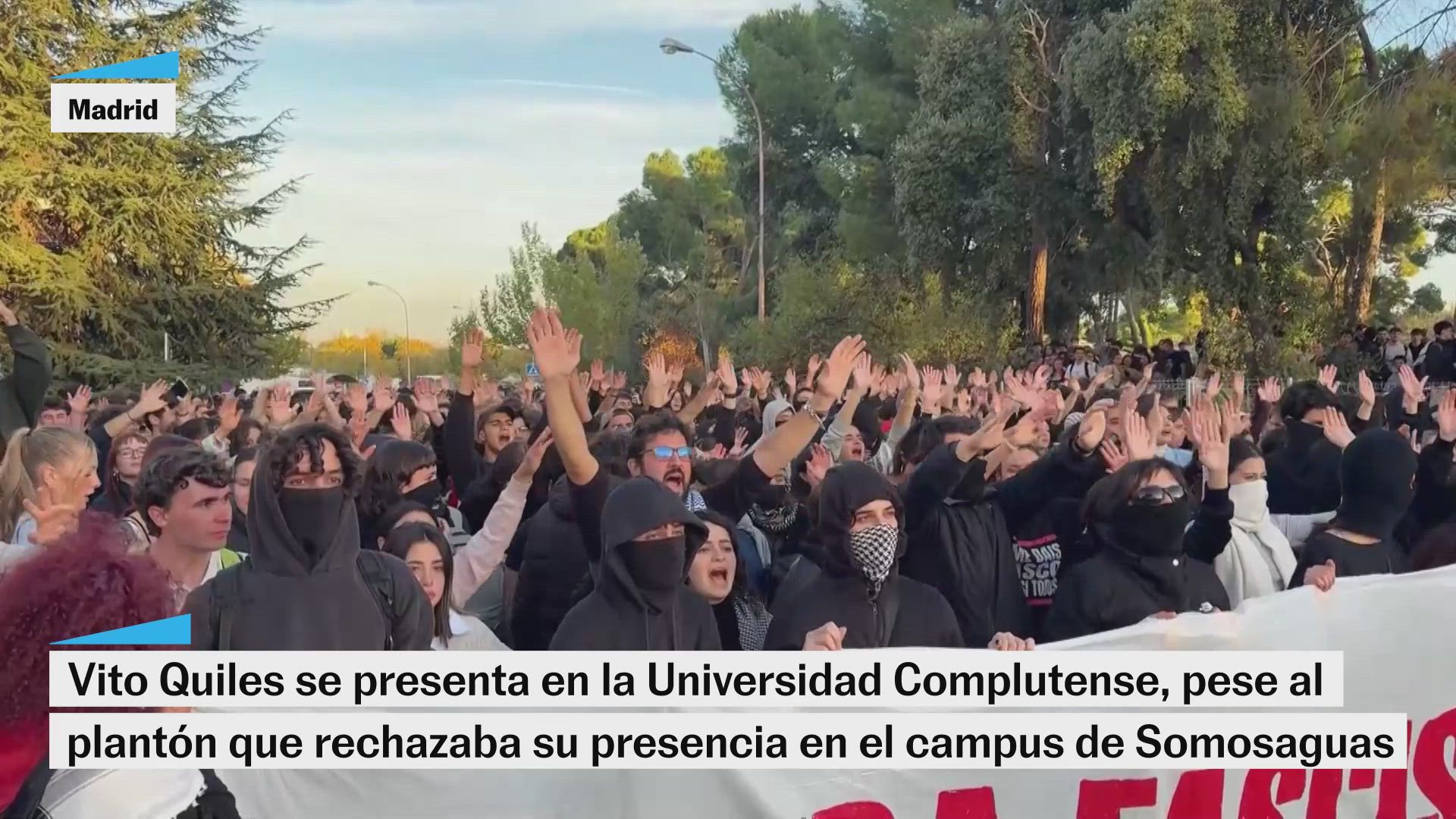 Vito Quiles llega a la Complutense