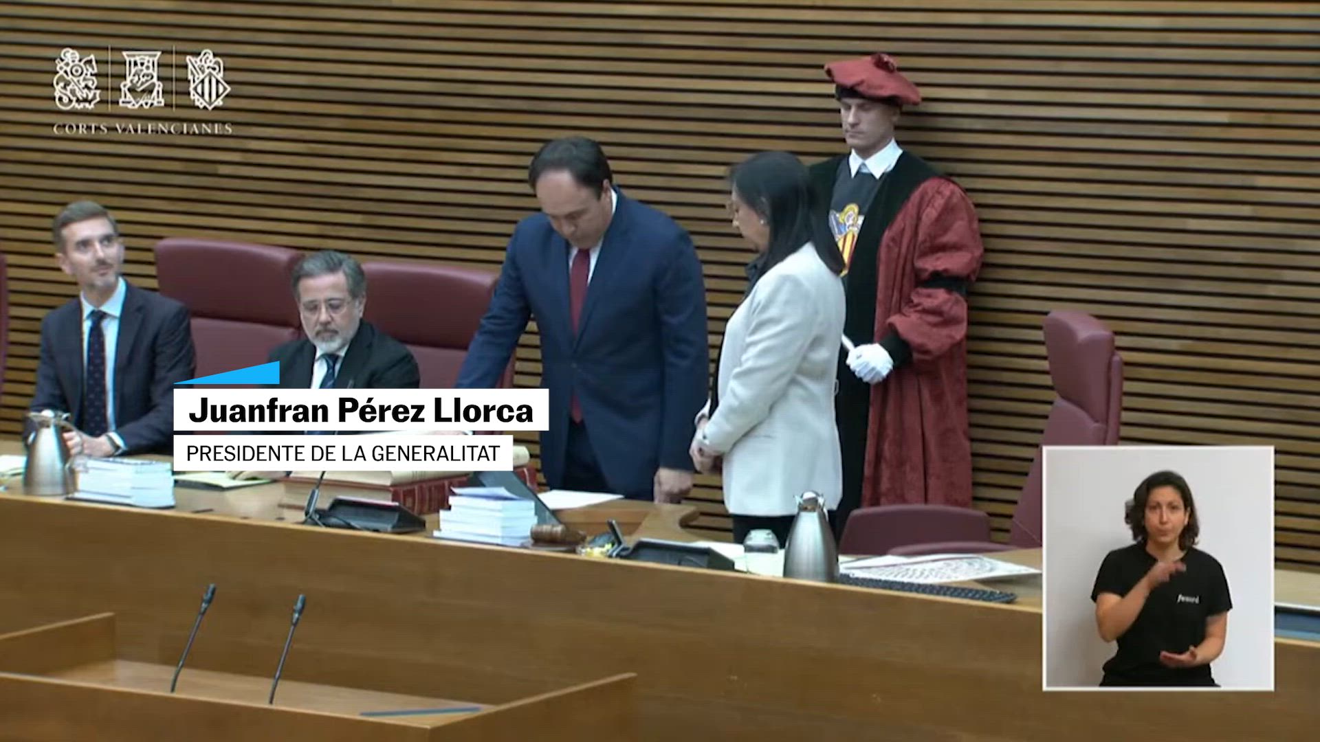 Pérez Llorca toma posesión como presidente de la Generalitat en sustitución de Mazón