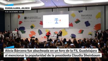 Alicia Bárcena es abucheada en la FIL Guadalajara tras mencionar la popularidad de Claudia Sheinbaum