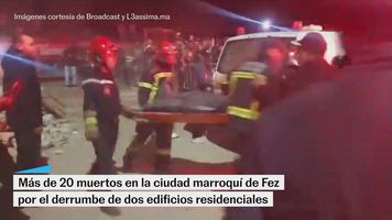 Emergencia por derrumbe de dos edificios en Marruecos