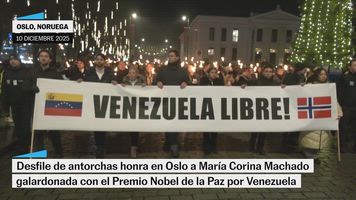 MARCHAN EN OSLO POR MARIA CORINA MACHADO