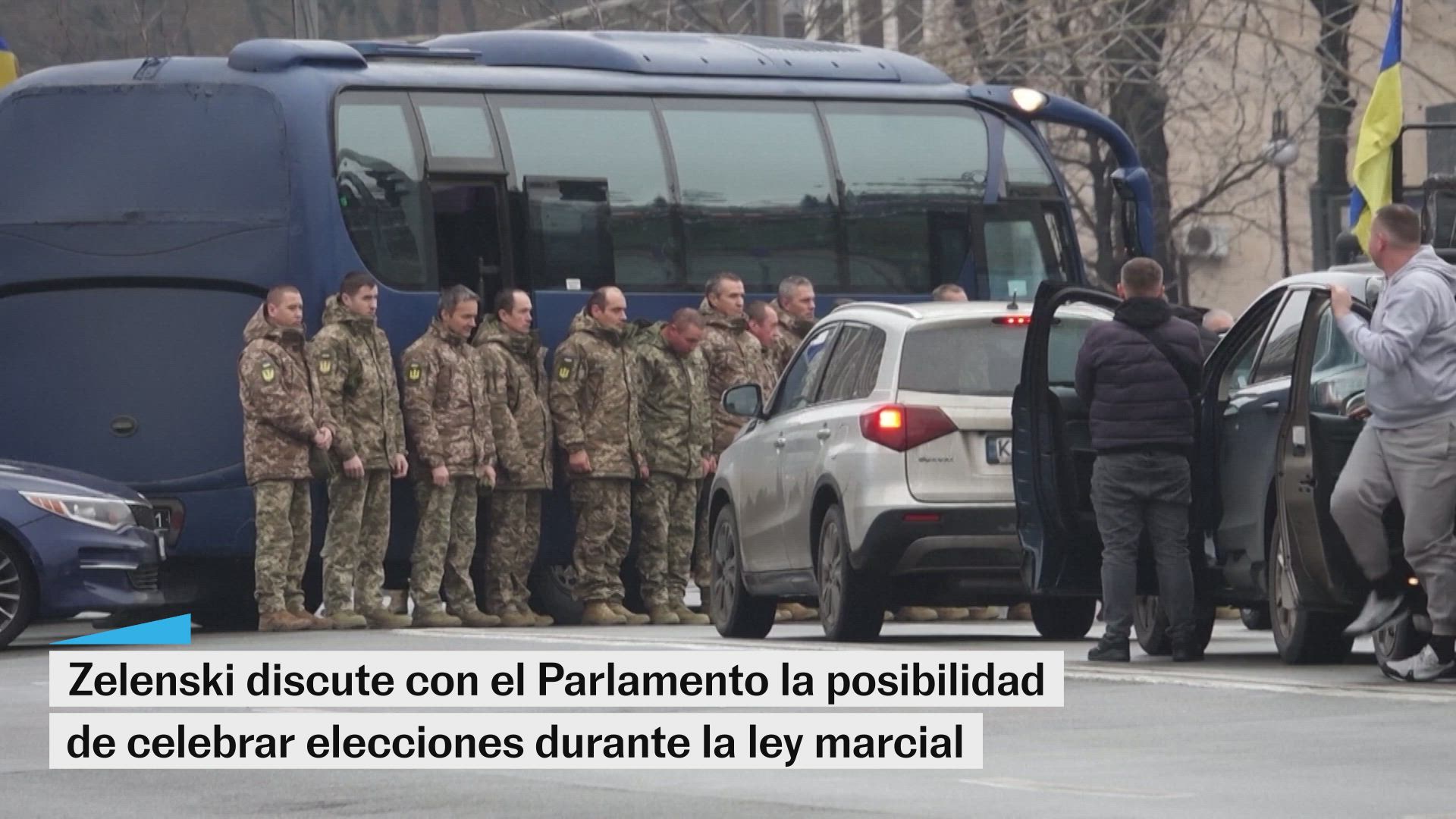 Zelenski consulta con el Parlamento la posibilidad de celebrar elecciones