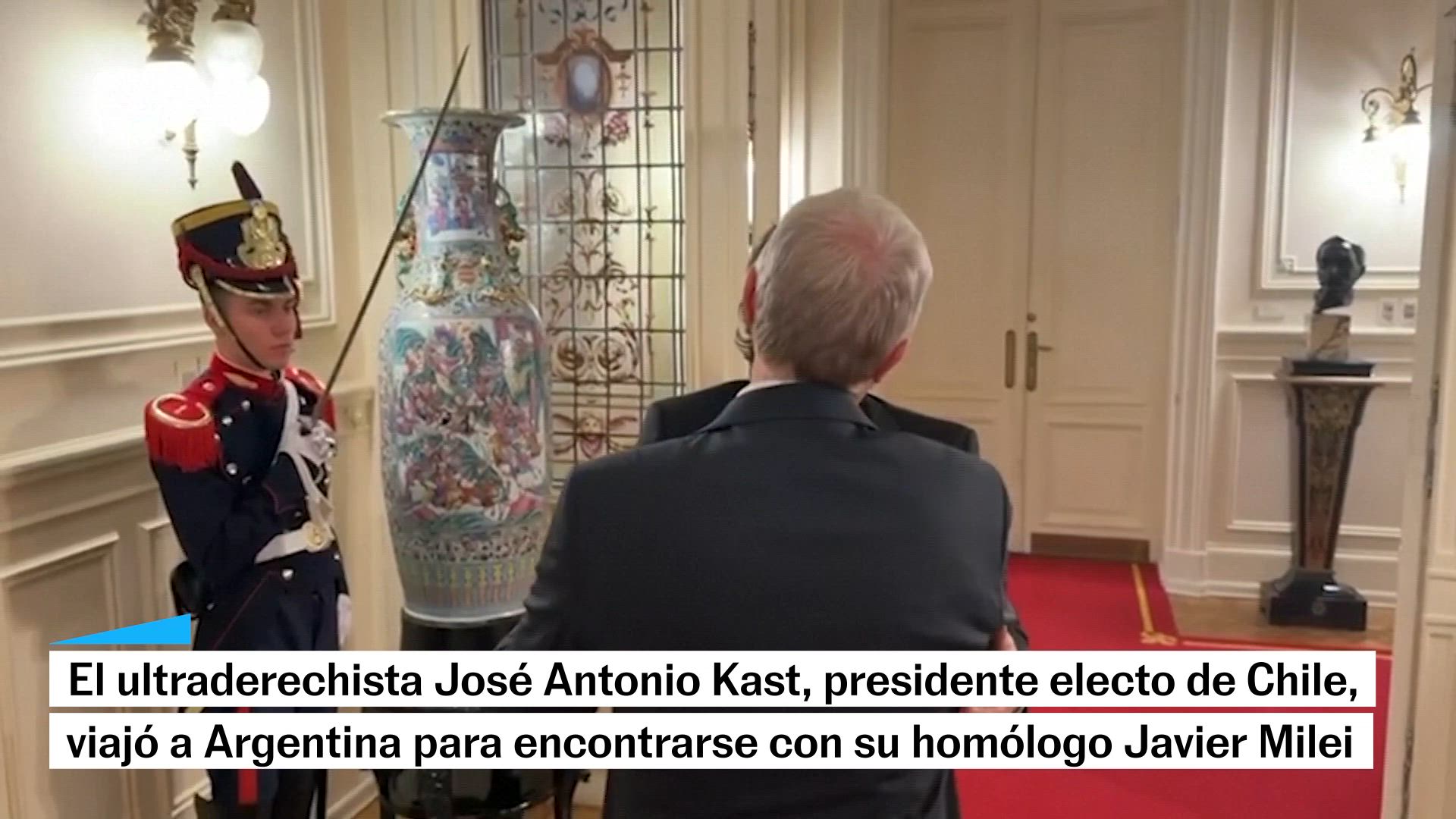 Kast se reune con Milei en Argentina