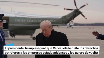 Trump dice que quiere el petroleo de Venezuela