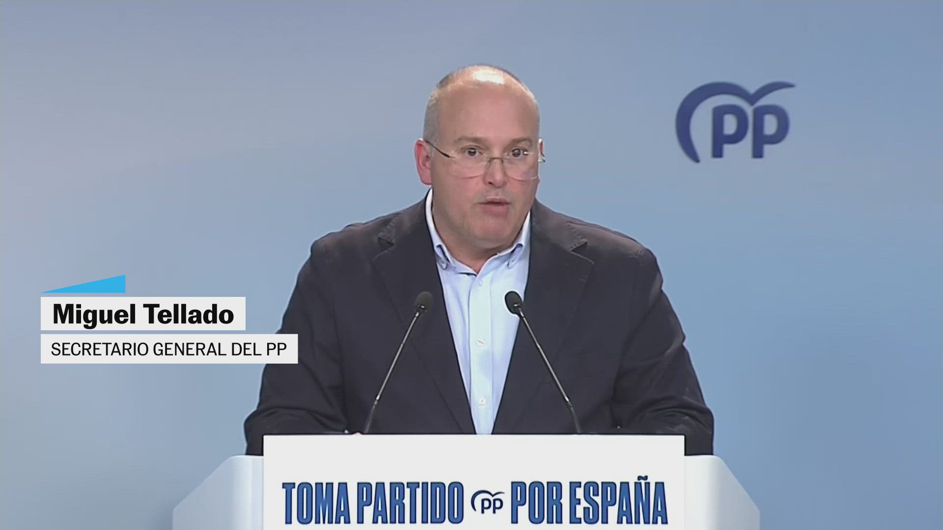 Miguel Tellado: "Este es el principio del fin de Sánchez"