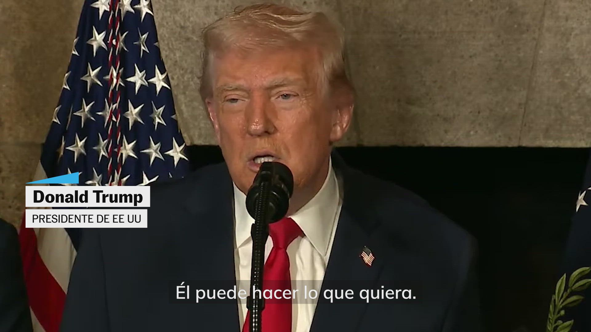 Trump: "Maduro puede hacer lo que quiera, pero tenemos la Armada más grande formada en Sudamérica"
