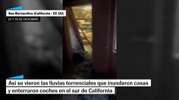 Las fuertes lluvias que cayeron en el sur de California