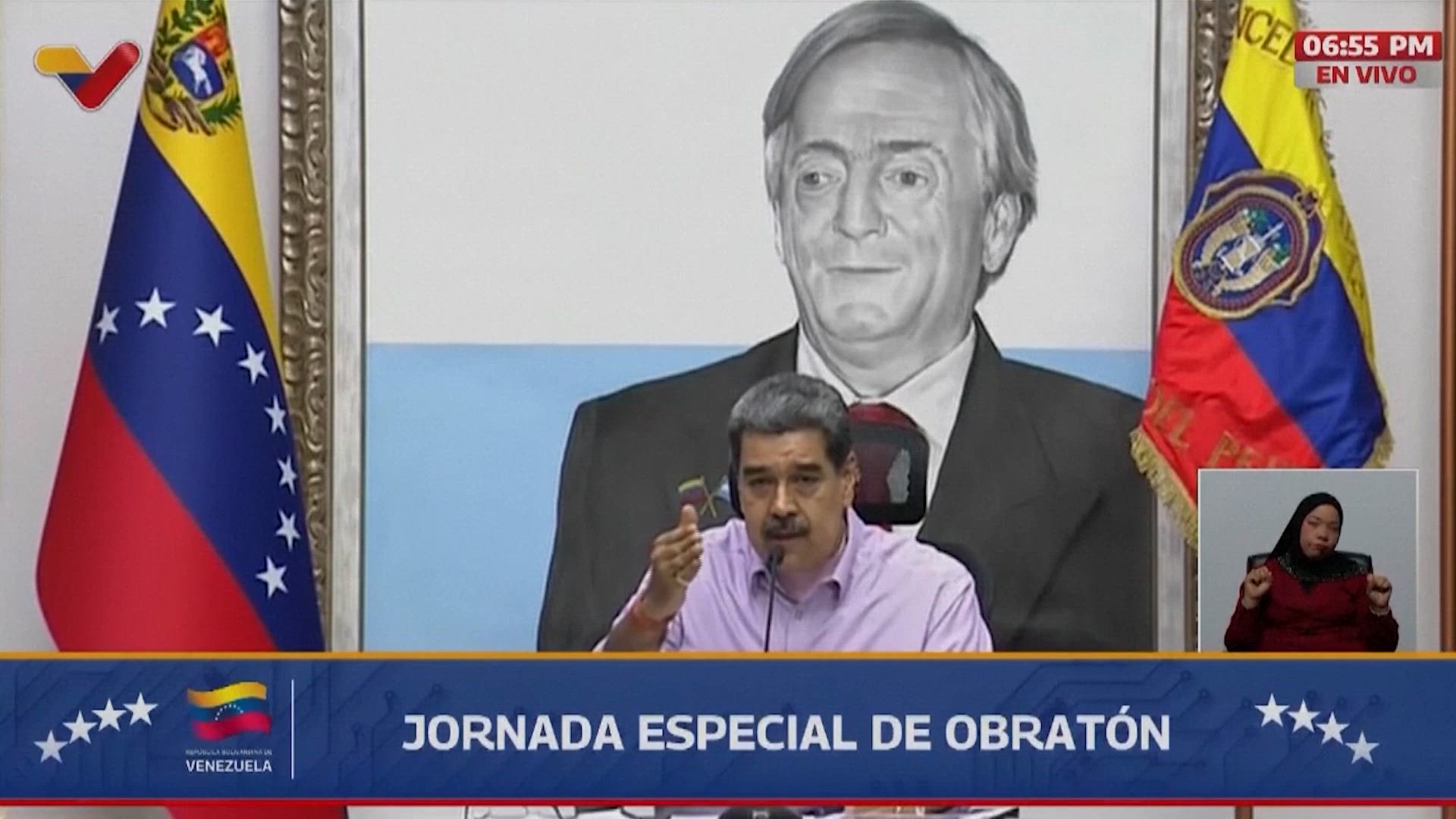 Maduro acusa a EE.UU. de "dominación colonial"