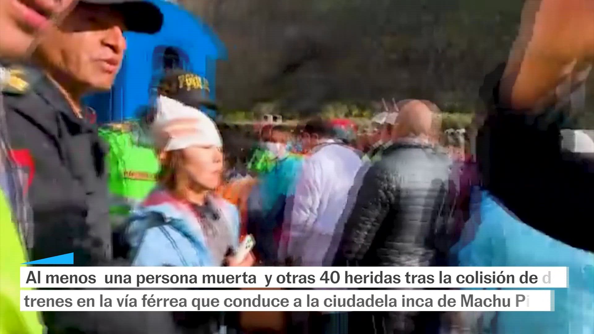 Choque tren peru machu pichu