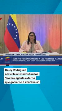 Delcy responde a Trump 