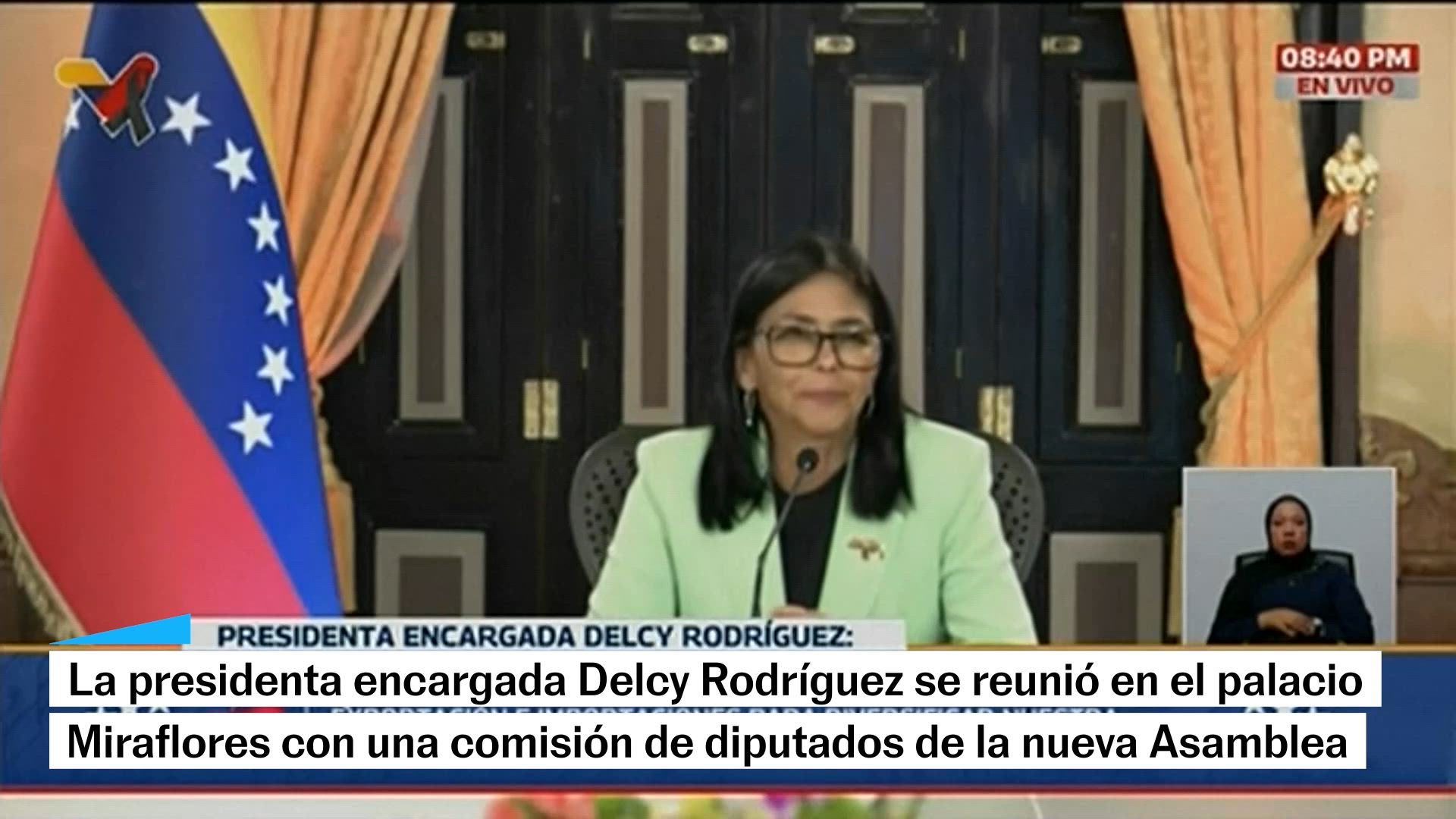 Delcy exportacion peteoleo EEUU