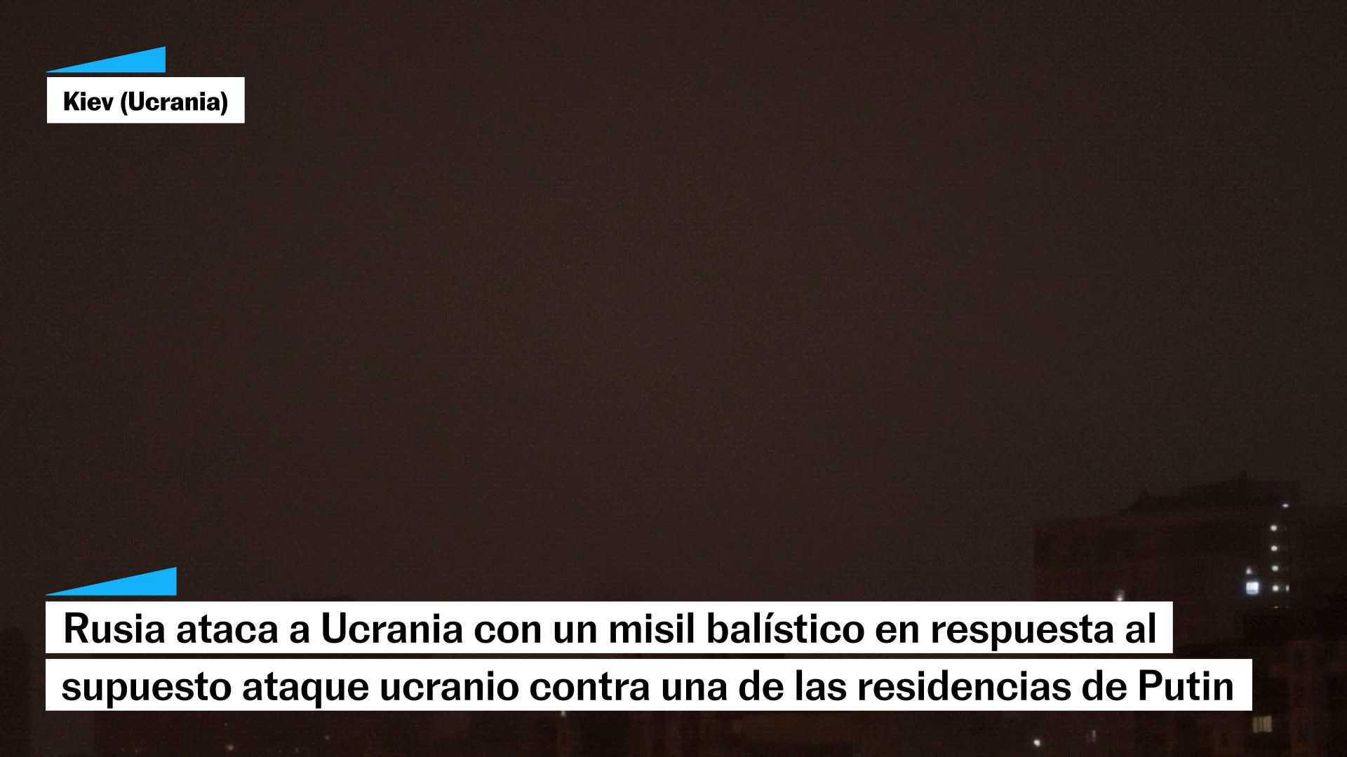 Rusia ataca a Ucrania con un misil balístico hipersónico Oréshnik