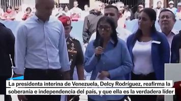Delcy Rodríguez defiende la soberanía de Venezuela