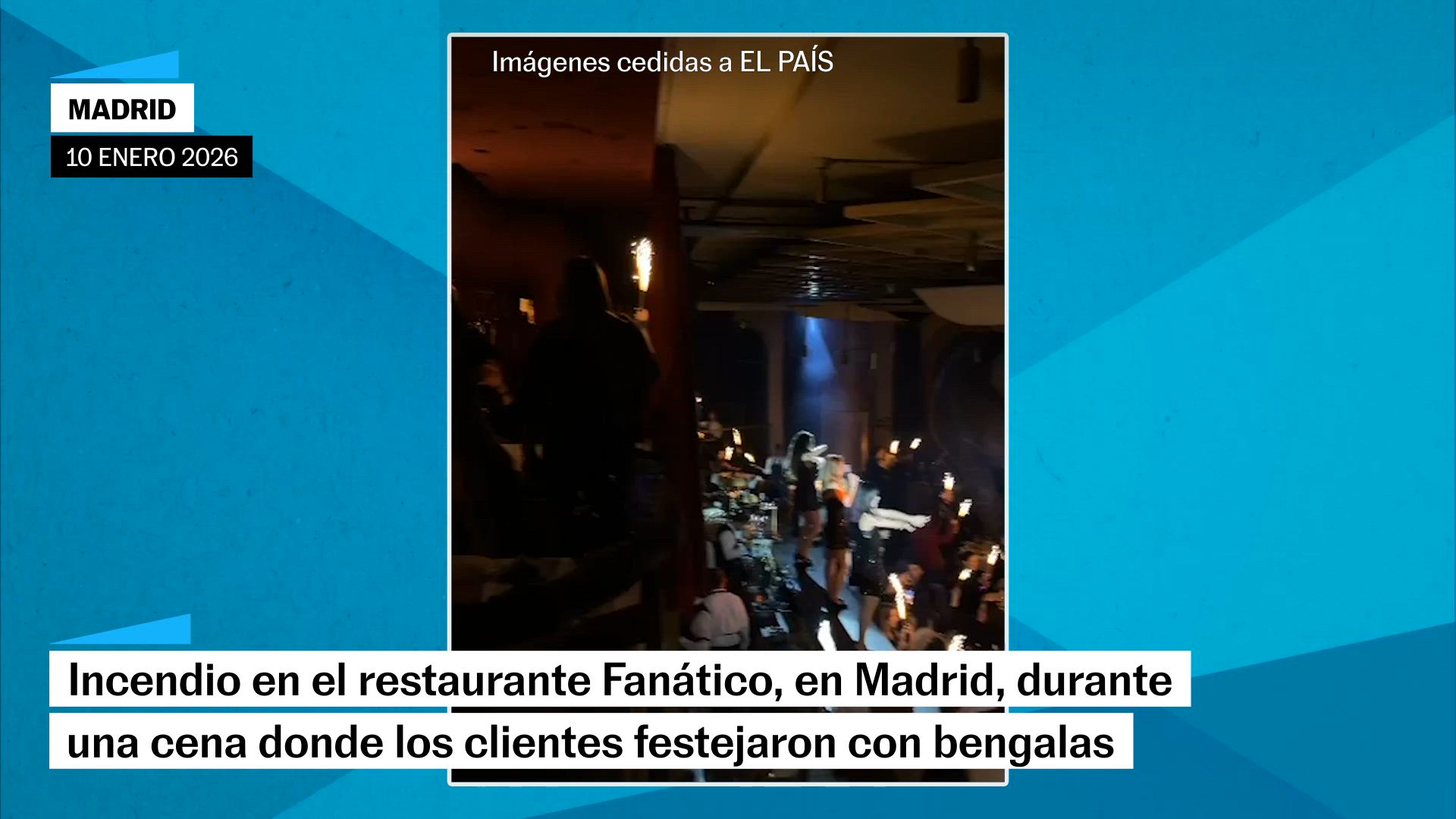 Una bengala provoca incendio diez días después de la tragedia en suiza