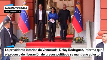 Delcy Rodríguez anuncia más excarcelaciones