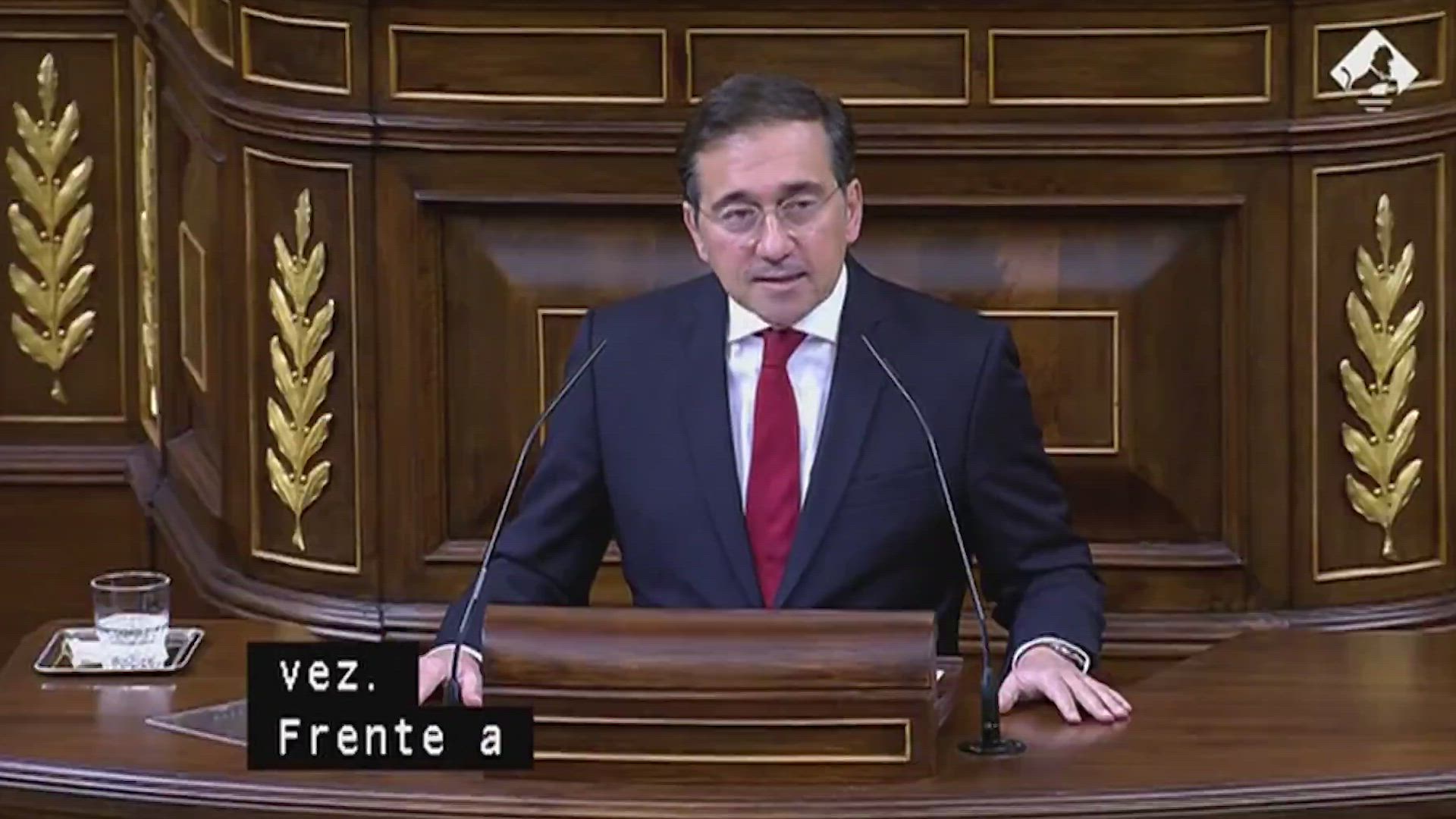 Albares: "No vamos a resignarnos a un orden de injusticia, arbitrariedad y violencia"