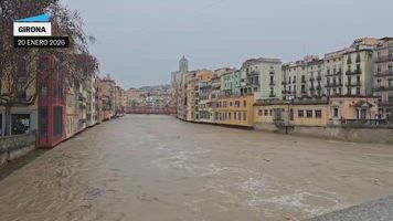 En Girona protección Civil ha enviado un aviso EsAlert a la población para extremar precauciones por el de inundacion