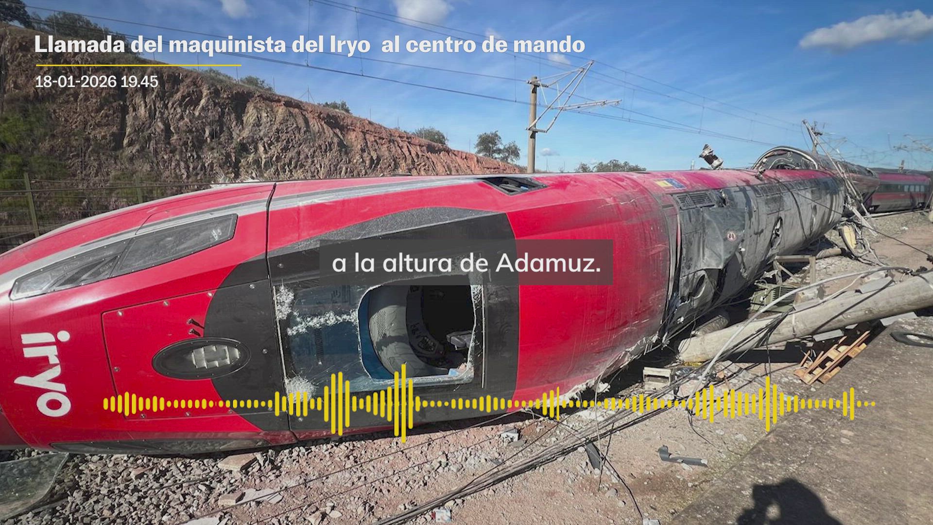 Cronología de las llamadas al centro de mando