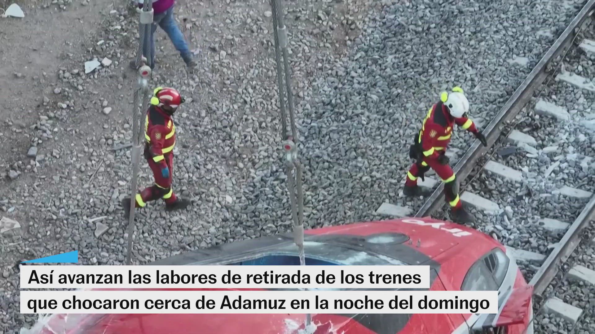 Empieza la inspección del vagón donde se encontraba la cafetería