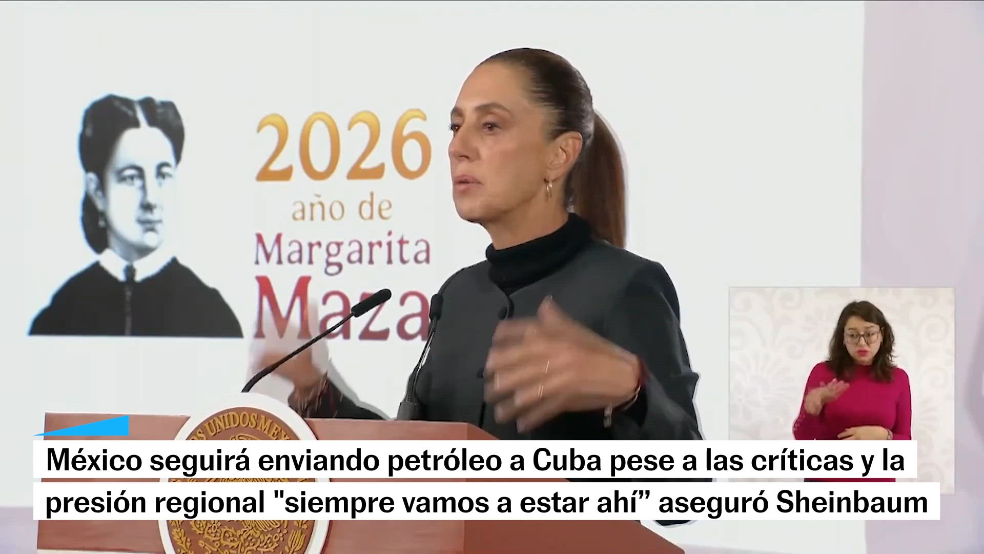 "México mantendrá el envío de petróleo a Cuba" Sheinbuam