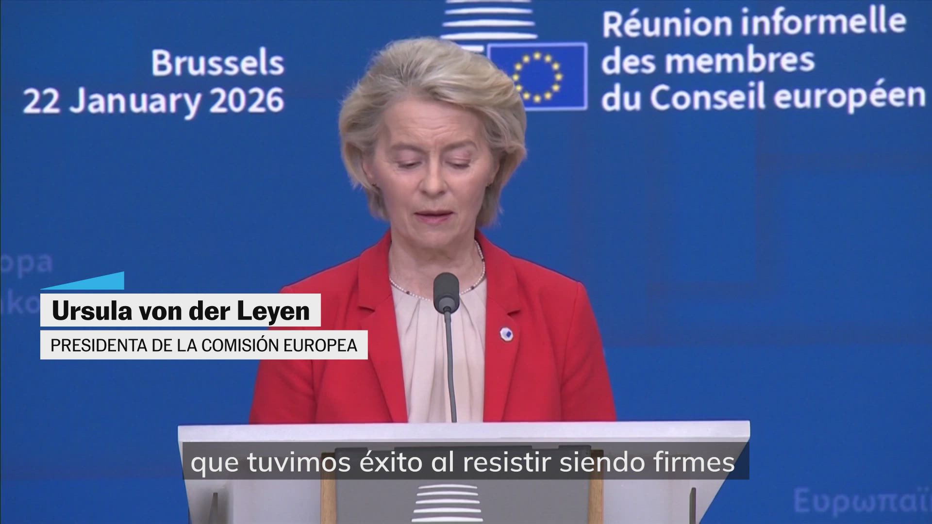 La UE sobre EE UU: "Somos firmes pero no escalatorios"