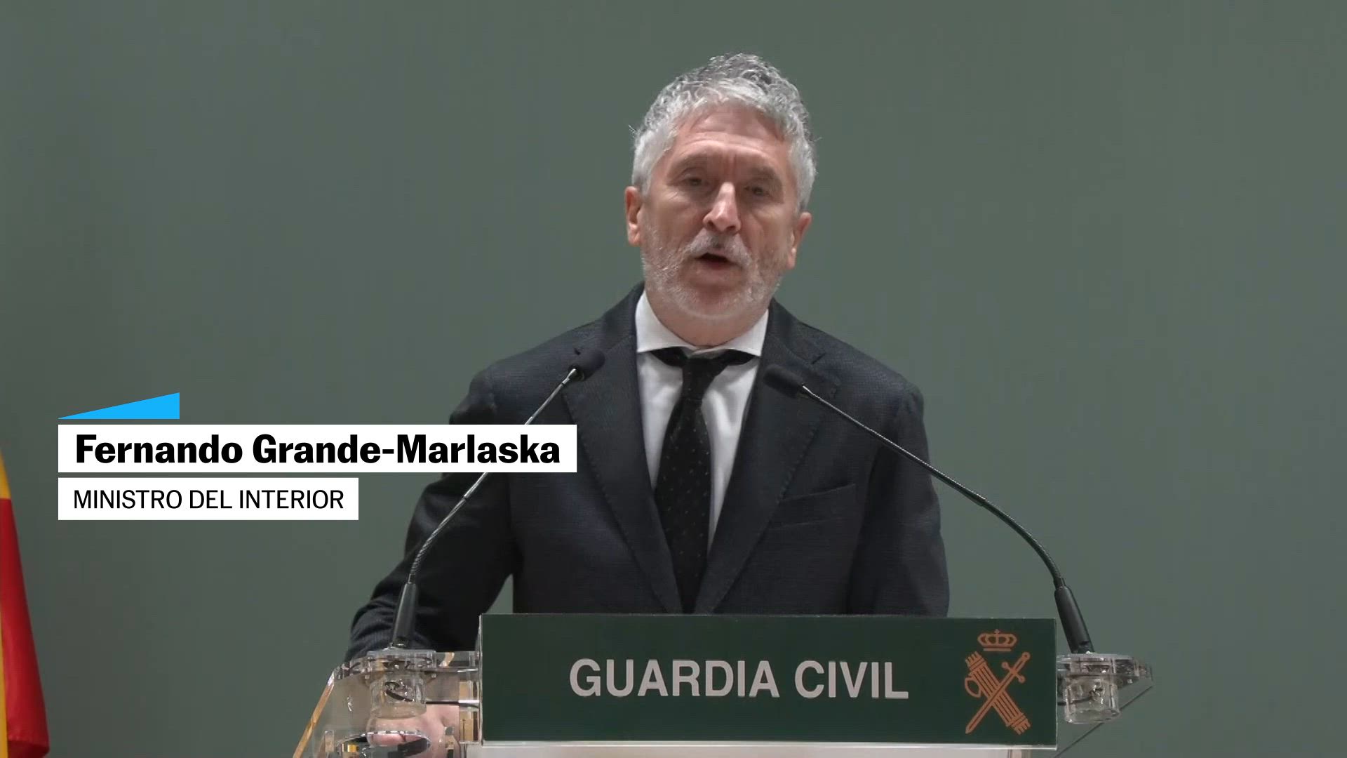 Marlaska anuncia que el instituto armado custodia todos los elementos localizados en el accidente de Adamuz