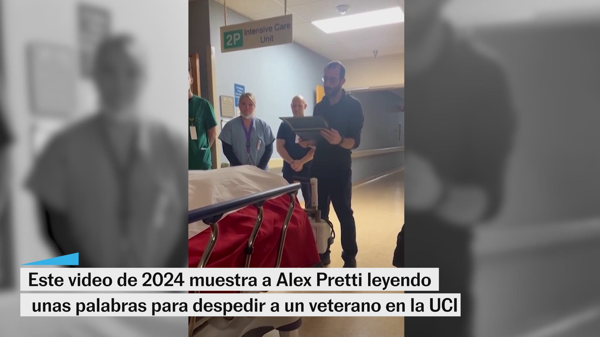 El homenaje a Alex Pretti por parte del hijo de uno de sus pacientes