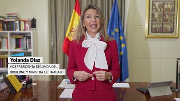 Yolanda Díaz sobre la bajada del paro del 10 % por primera vez en 18 años: 