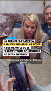 Francia aprueba prohibir las redes a los menores de 15 años