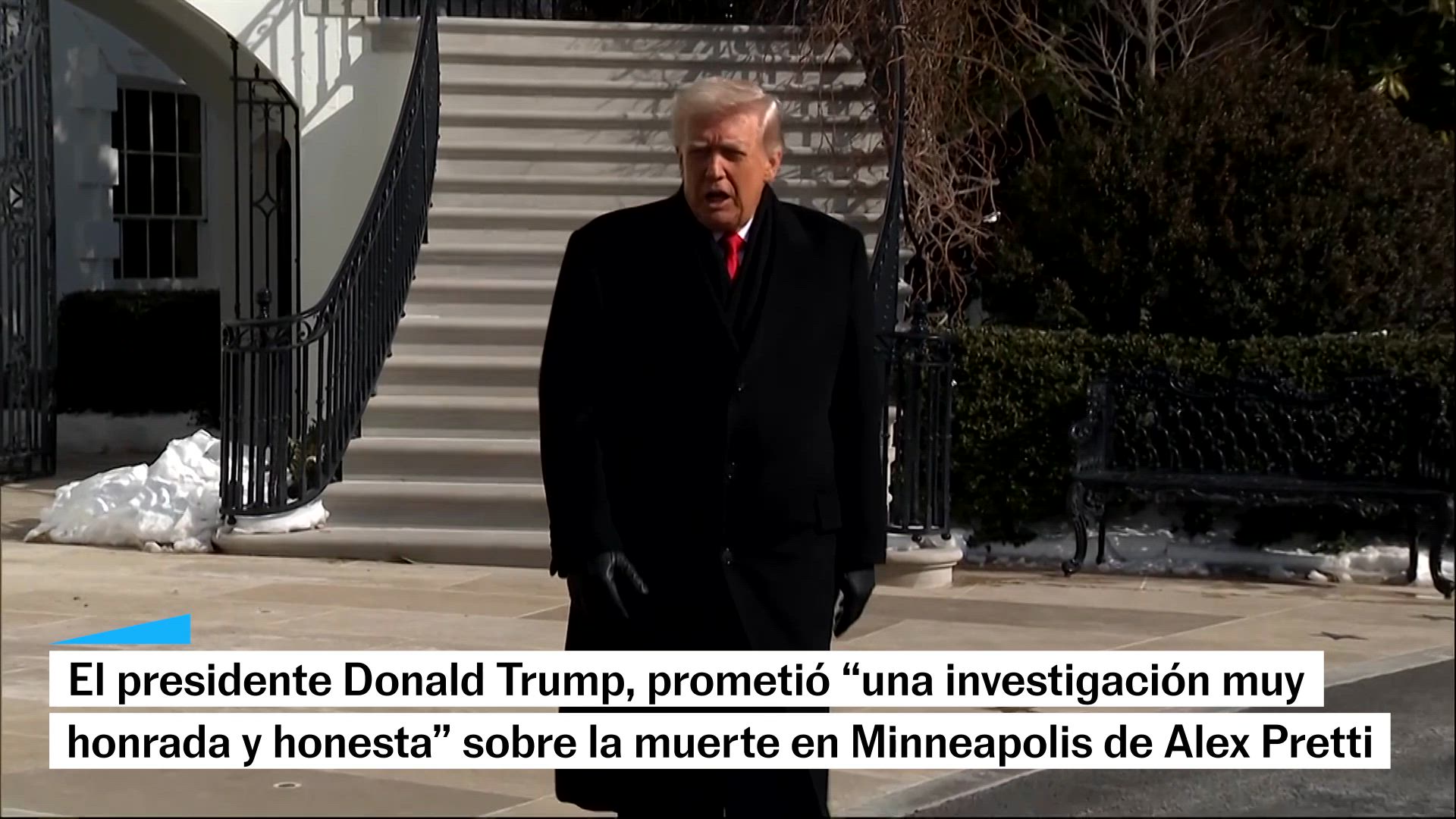 Trump pide ahora una “investigación honrada” sobre la muerte de Pretti en Minneapolis: