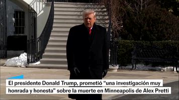 Trump pide ahora una “investigación honrada” sobre la muerte de Pretti en Minneapolis: