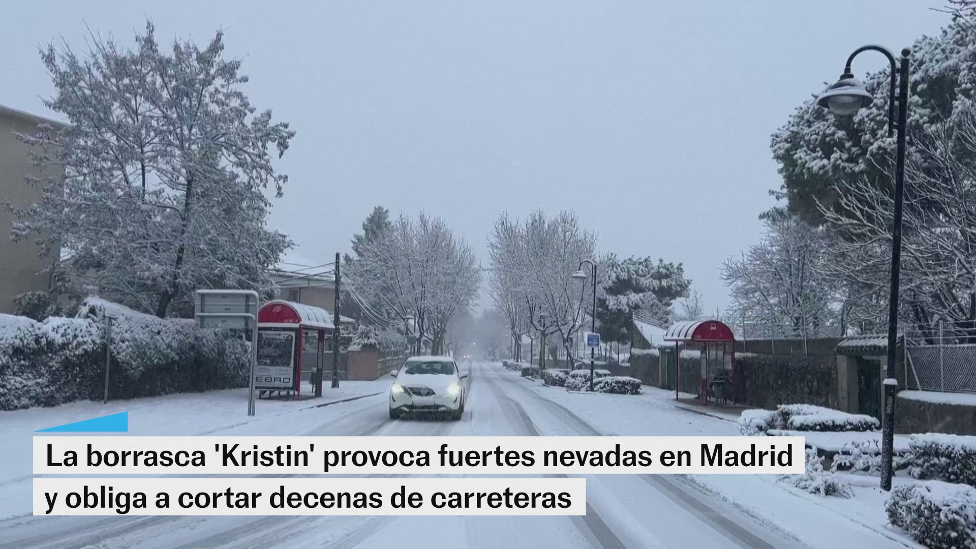 Actualización: Así fue la nevada en Madrid