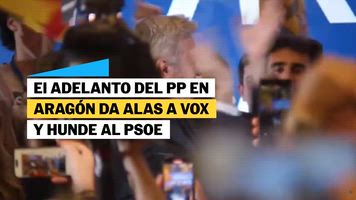 ARAGÓN | La victoria del PP ante el avance de Vox y otros titulares de la noche electoral